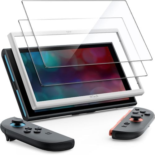 Gjfty-Protection D'écran Pour Nintendo Switch 2 2025, Film En Verre Trempé 9h Avec Outil D'installation Facile, Anti-Rayures, Hd Transparente, Lot De 2