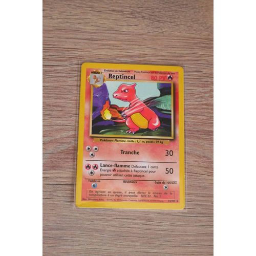 Carte Pokémon Reptincel - 24/102 - Set De Base - Edition Française