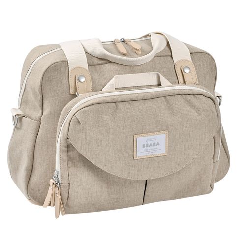 Sac À Langer + Accessoires Genève Ii Eco Terre D'Argile - Beige Chiné