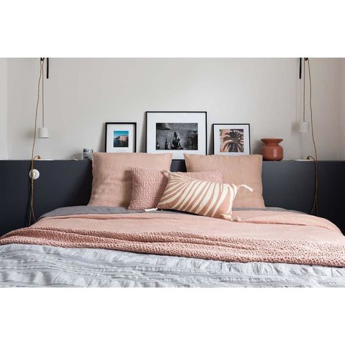 Housse De Couette Stonewashed En Lin Aubepine 140 X 200