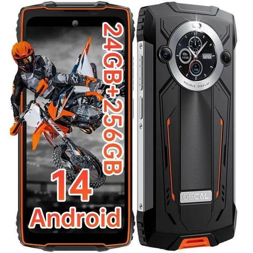 OSCAL PILOT 2 24 Go/ 256 Go Noir Rugged Phone
