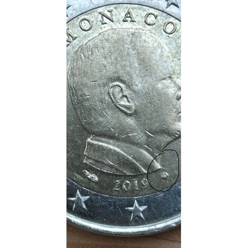 Pièces De 2 Euro Monaco 