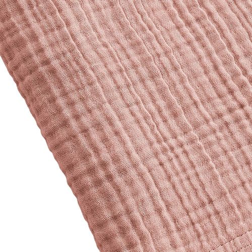 Serviette De Bain Gaze De Coton Rose 90x150 Cm