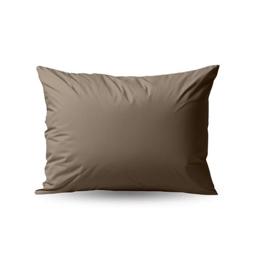 Zelesta Premiumbed Taies D'oreiller - Set De 2 - Taupe & Crème - 60x70