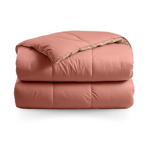 Zelesta Premiumbed - Saumon & Pêche - 200x200 Cm - Couette Sans Housse Lavable