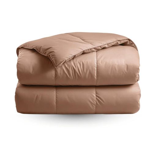 Zelesta Satinbed Cotton - Terre Cuite - 140x200 Cm - Couette Sans Housse Lavable