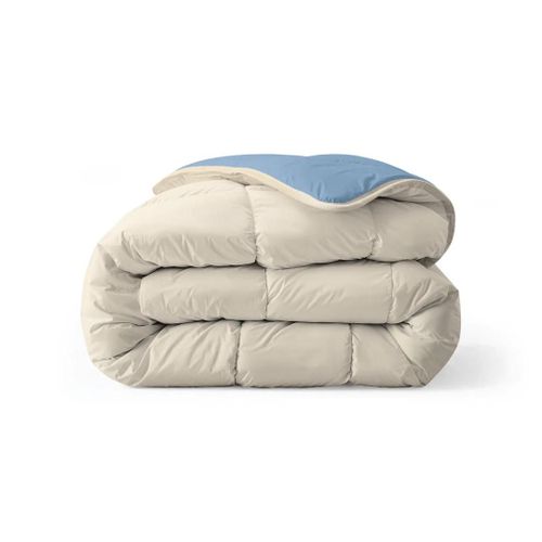 Zelesta Royalbed - Brume Bleue & Plage De Sable - 140x200 Cm