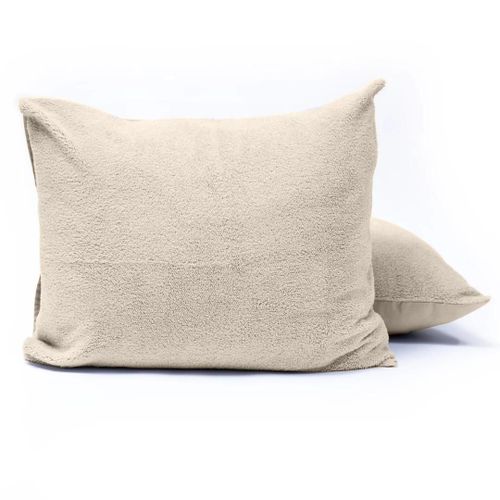 Zelesta Teddybed Taies D'oreiller - Set De 2 - Crème - Default Title