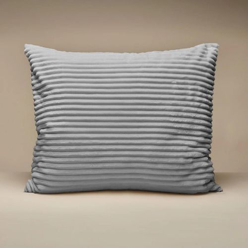 Zelesta Teddy Groovebed Taies D'oreiller - Set De 2 - Gris - 80x80
