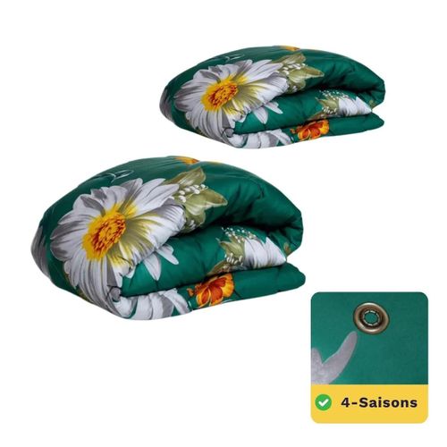 Zelesta Wonderbed 4 Saisons Double - Fleurs De Printemps - 140x200 Cm