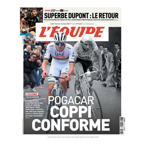 L'Équipe Datée Du 13 Octobre 2024 N° 25 626