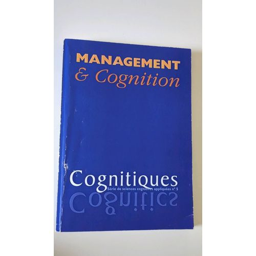 Management Et Cognition : Cognitiques