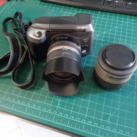 Minolta Argentique Vectis S-1 format APS - Objectif 22-80 / objectif Macro 50 mm