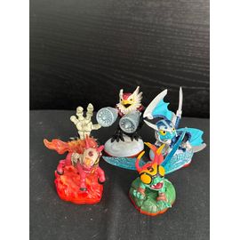 Lot 5 Figurines Skylanders Trap Team : High Five, Jet Vac, Blades, Hand Of Fate, Trail Blazer