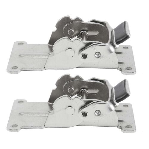 2pcs 0-90-180 Degré Autobloquant Charnière Pliante Pieds De Table Argent Pliante Table Basse Meubles Har