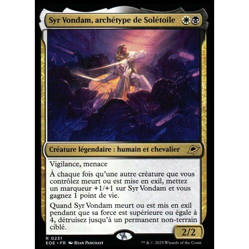 Syr Vondam Archétype De Solétoile - Magic - Aux Portes Des Éternités Vf - R - 231