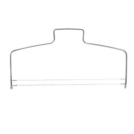 Intirilife Coupe-Gâteau En Acier Inoxydable - 31.8 X 14.5 Cm - Coupe-Gâteau À Deux Fils Dentelés Pour Une Découpe Uniforme Des Gâteaux Et Des Tartes