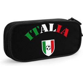 Trousse À Crayons De Grande Capacité Pour Fans De Football Italien, Convient Pour Les Garçons Et Les Filles, École, Bureau