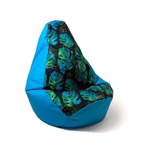 Pouffe - Go Gift - Sako - Imprimé Bleu-Monstre - 105 X 80 Cm - 1 Place Enfant