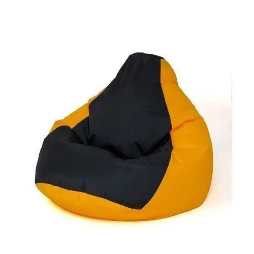 Go Gift Sac Sako Pouffe Poire Jaune-Noir Xl 130 X 90 Cm - 5905359299158
