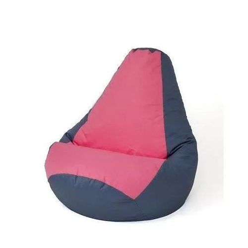 Go Gift Sac Sako Pouf Poire Gris-Rose Xxl 140 X 100 Cm - 5905359299004