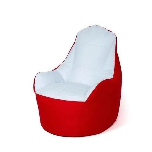 Pouf - Go Gift - Sako Boss - Rouge Et Blanc - Xxl 140 X 90 Cm - 1 Place - Intérieur