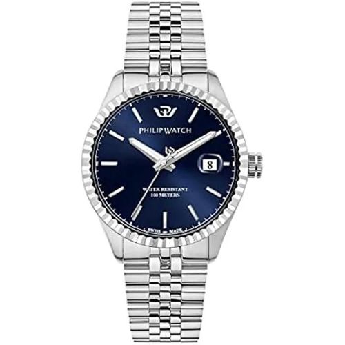 Montre Homme - Philip Watch - Caribe - 41 Mm - Acier - Quartz - Étanchéité 10 Atm