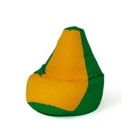 Go Gift Sac Sako Pouffe Poire Vert-Jaune Xl 130 X 90 Cm - 5905359298991