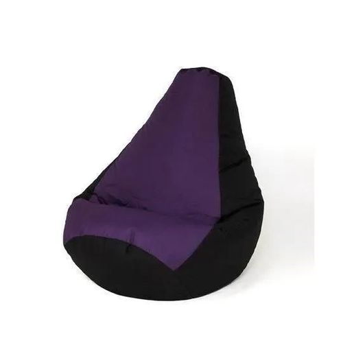 Pouffe - Go Gift - Sako - Noir-Violet - Xl 130 X 90 Cm - 1 Place - Intérieur
