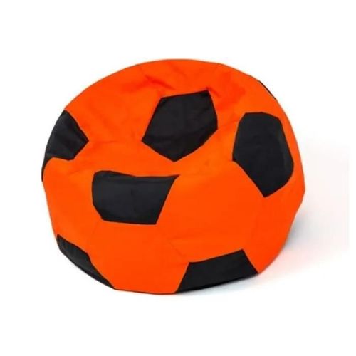 Sac Pouf - Go Gift - Sako Ball - Orange-Noir - Xxl 140 Cm - Intérieur