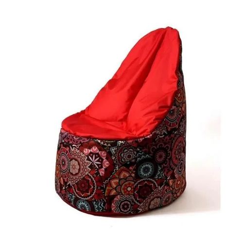 Pouffe - Go Gift - Sako - Mandala Rouge - Xl 120 X 80 Cm - 1 Place - Ethnique