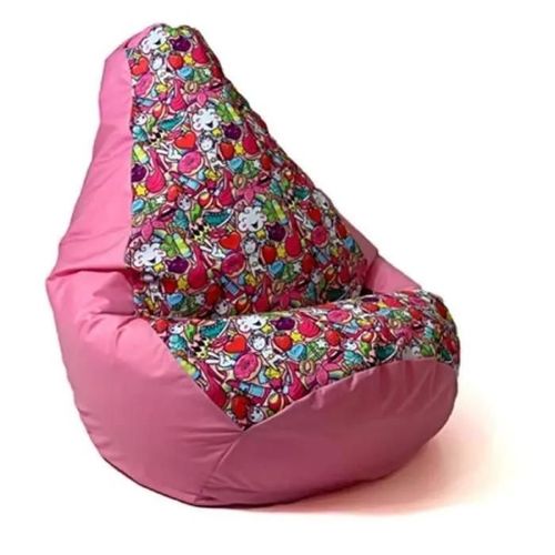 Sac Pouf - Go Gift - Sako - Rose - 105 X 80 Cm - 1 Place - Intérieur