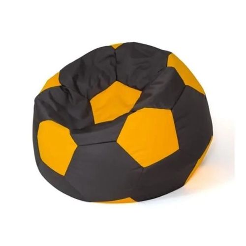 Go Gift Sac Sako Pouffe Ball Noir-Jaune Xxl 140 Cm - 5905359294979