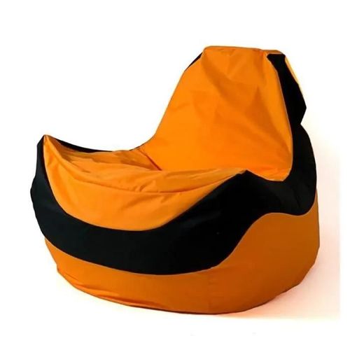 Sac Pouf - Go Gift - Bolid - Orange-Noir - Xxl - 140 X 100 Cm