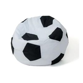 Go Gift Sac Sako Pouffe Boule Blanc-Noir Xl 120 Cm - 5905359294788