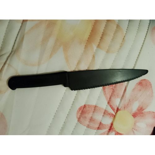 Couteau Noir En Silicone.