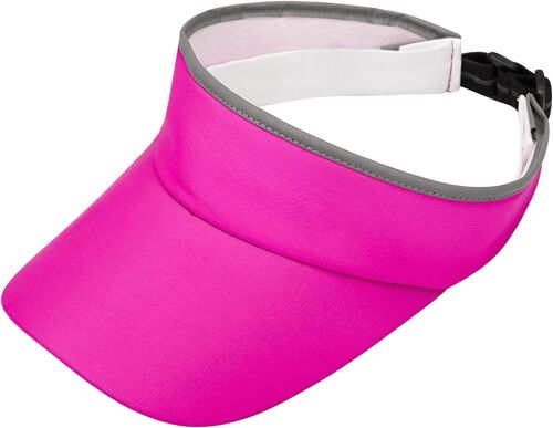 KAL-Femme Visière Casquette De Soleil Casquette Pare-Soleil Casquette De Visière Chapeau De Plage Anti-Uv Réglable Chapeau D'Eté Séchage Rapide Casquette Golf Pour Camping Voyage Plage
