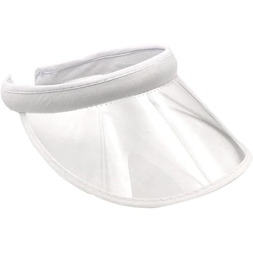 Kal-Visière Transparente En Plastique Coloré - Protection Uv - Pour Femme - Chapeau D'été - Visière De Golf
