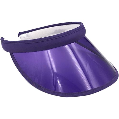 Kal-Visière Transparente En Plastique Coloré - Protection Uv - Pour Femme - Chapeau D'été - Visière De Golf