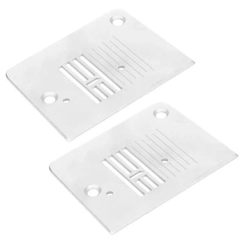 Pièce de Machine à coudre, plaque d\'aiguille de Machine à coudre durable multifonction 2 pièces, fer pour Machine à coudre à