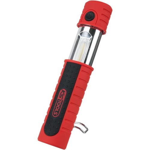 150.4312 Lampe Torche 200 Lumens Ip20, Noir/Rouge