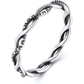 Bague En Topaze Bleue Suisse Ovale En Argent Sterling 925
