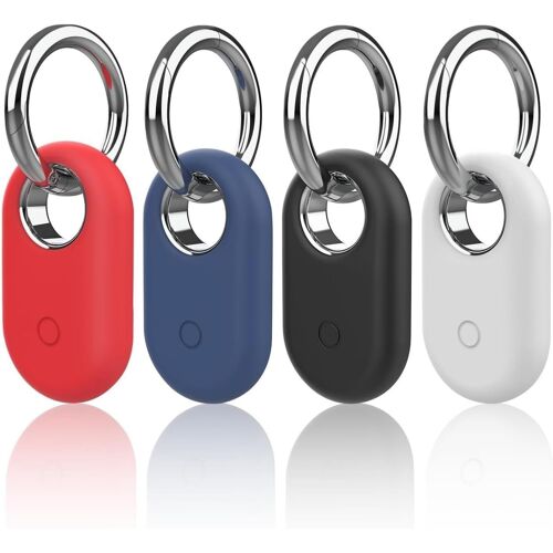 VornixorSarlshop-Housse pour Samsung Galaxy Smarttag 2,4 pièces Housse pour Samsung Galaxy SmartTag 2 avec Porte-clés Tracker GPS Pendentif Housse de Protection pour Samsung Smart Tag 2 Accessoires