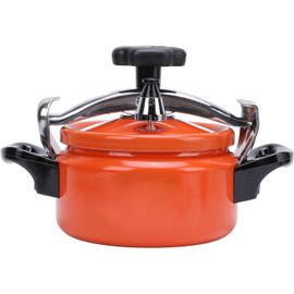 JEXNOVASHOP-Autocuiseur, Autocuiseur à Double Fond en Alliage D'aluminium, Facile à Ouvrir et à Fermer, pour Cuisinière à Gaz (3L)