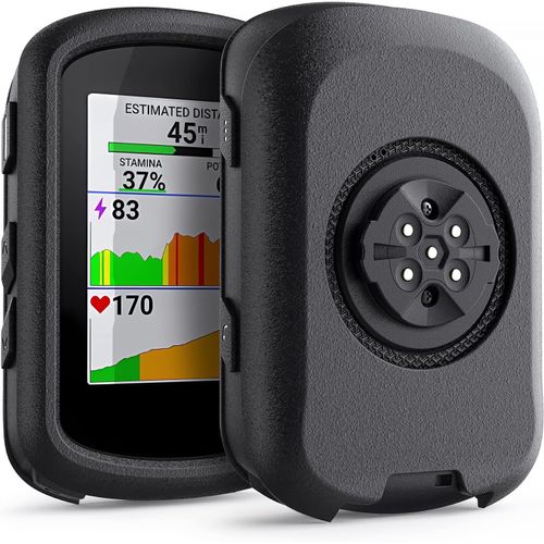 Coque Compatible Avec Garmin Edge 540|540 Solar|840|840 Solar-Housse De Protection En Silicone Étui-Noir