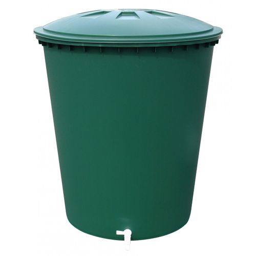 Cuve cylindrique de récupération d'eau pluie 210L - Garantia