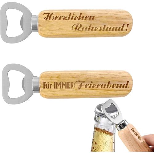 Letnerny-Décapsuleur En Bois Pour La Retraite - Cadeau Pour Homme - Cadeau De Retraite - Cadeau D'adieu - Cadeau Pour Papa Ou Grand-Père