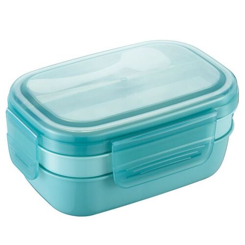 Boîtes À Bento Pour Étudiants Boîtes À Fruits Scellées Pour Enfants Boîtes À Salade Boîtes À Lunch Pour Travailleurs Utilisables Au Micro-Ondes Bleu