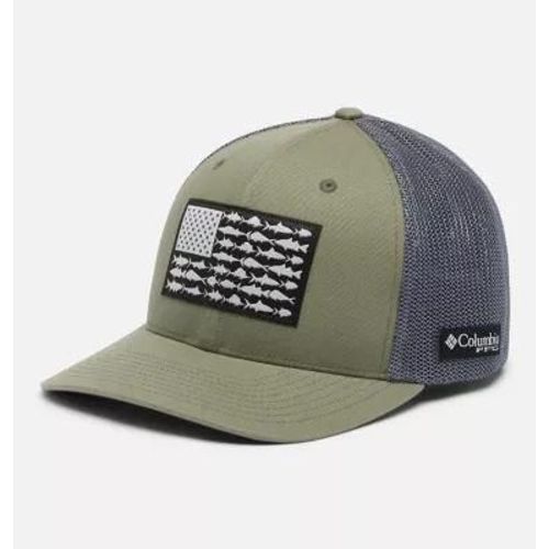 Columbia Pfg Fish Flag Mesh Ball Cap-