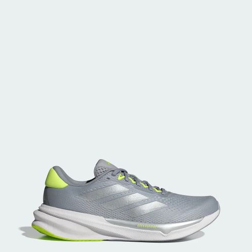 Chaussure De Running Supernova Stride 2.0 Adidas - Halo Silver / Silver Metallic / Lucid Lemon - 44 2/3